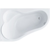 Акриловая ванна Santek Ибица L 150x100 см, угловая, с каркасом, со сливом-переливом, асимметричная
