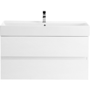 Тумба с раковиной Cezares Molveno 46 80 bianco ghiaccio, с раковиной Cezares CZR-MIL-80-LVB