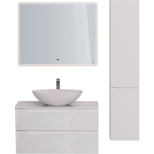 Зеркало Lemark Element 90, с подсветкой и подогревом