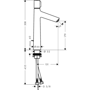 Смеситель для раковины Hansgrohe Talis Select S 72044000