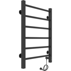 Полотенцесушитель электрический Laris Феличия ЧКЧ П6 400/600 черный, R