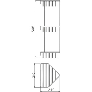 Купить Полка Haiba HB335-2 3-ярусная в Москве с доставкой Полка Haiba HB335-2 3-ярусная