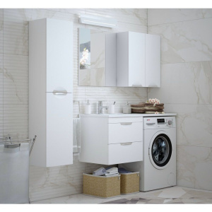 Тумба с раковиной Corozo Алиот 120, подвесная, под стиральную машину L