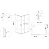 Душевой уголок Veconi Rovigo RV-10 100x90