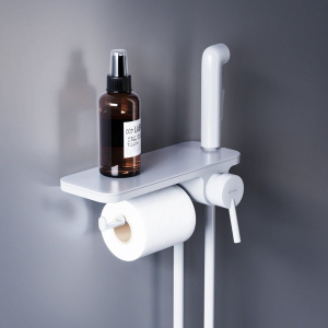 Гигиенический душ Damixa Jupiter 773500200 С ВНУТРЕННЕЙ ЧАСТЬЮ, белый матовый