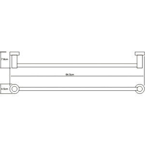 Полотенцедержатель Wasserkraft Donau K-9430