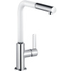 Смеситель для кухни Kludi L-ine S 408519375 белый, хром