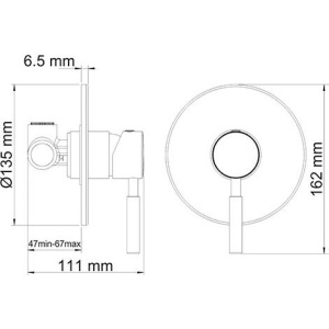 Купить Смеситель для душа Wasserkraft Main 4151 С ВНУТРЕННЕЙ ЧАСТЬЮ в Москве с доставкой Смеситель для душа Wasserkraft Main 4151 С ВНУТРЕННЕЙ ЧАСТЬЮ