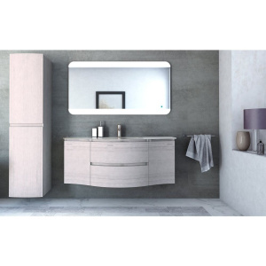 Тумба с раковиной Cezares Vague 140 rovere sbiancato