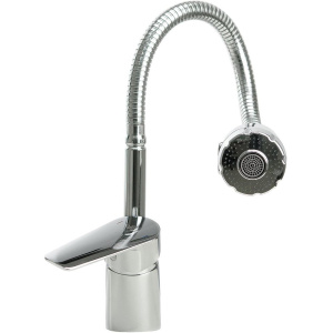 Смеситель для кухни Rossinka S S35-26, с гибким изливом