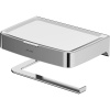 Держатель туалетной бумаги AM.PM Inspire V2.0 A50A341500 с полкой для телефона и контейнером, хром Держатель туалетной бумаги AM.PM Inspire V2.0 A50A341500 с полкой для телефона и контейнером, хром