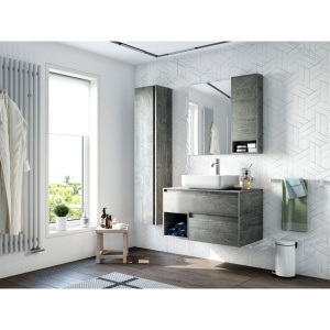 Купить Мебель для ванной STWORKI Карлстад 90 дуб рошелье, роверелла, с отверстием для смесителя в столешнице в Москве с доставкой Мебель для ванной STWORKI Карлстад 90 дуб рошелье, роверелла, с отверстием для смесителя в столешнице