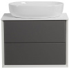Тумба с раковиной Cezares Bellagio 70 со столешницей grigio nuvola