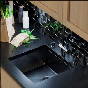 Мойка кухонная Mixline 548565 черный графит