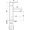 Смеситель для раковины Rav Slezak Loira LR529.5K