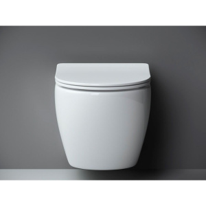 Комплект Унитаз подвесной Ceramicanova Metropol CN4002 безободковый + Инсталляция STWORKI 510162 с кнопкой смыва 230822 хром глянцевый