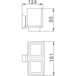 Стакан Haiba HB88 08 двойной