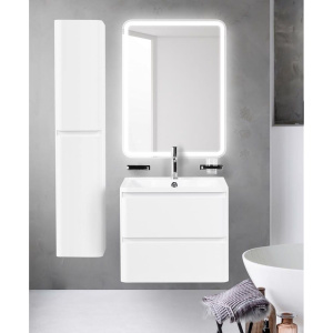 Тумба с раковиной BelBagno Albano 60 подвесная, bianco lucido