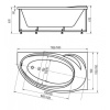 Акриловая ванна Aquatek Бетта 170x97 BET170-0000378