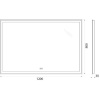 Зеркало BelBagno SPC-GRT-1200-800-LED-TCH-WARM с подогревом