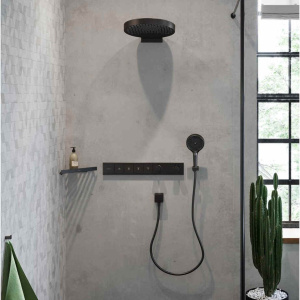 Купить Верхний душ Hansgrohe Rainfinity 26230670 черный в Москве с доставкой Верхний душ Hansgrohe Rainfinity 26230670 черный