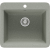 Комплект Мойка кухонная Domaci Парма V-251 серая + Смеситель Ливорно