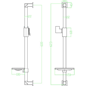Душевая штанга Lemark LM8069C