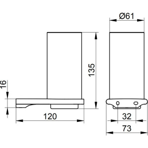 Купить Стакан Keuco Edition 400 11550 бронза в Москве с доставкой Стакан Keuco Edition 400 11550 бронза