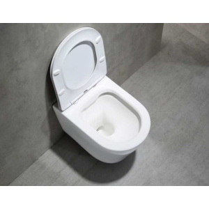 Унитаз подвесной Triton Verso Pro VO-0832 безободковый, с микролифтом