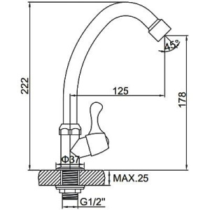 Купить Кран Ledeme L4395 в Москве с доставкой Кран Ledeme L4395