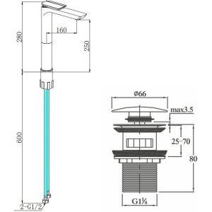 Смеситель BOCH MANN Como BM9632 черный