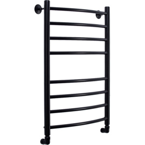 Полотенцесушитель водяной Comfysan Noumi W-8 80х50 черный матовый