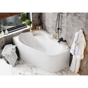 Купить Акриловая ванна Vagnerplast Selena L 145x100 см, угловая, с каркасом, ультрабелая, асимметричная в Москве с доставкой Акриловая ванна Vagnerplast Selena L 145x100 см, угловая, с каркасом, ультрабелая, асимметричная