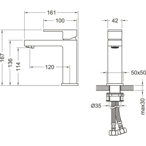 Купить Смеситель для раковины Timo Selene 2061/16F матовый белый в Москве с доставкой Смеситель для раковины Timo Selene 2061/16F матовый белый