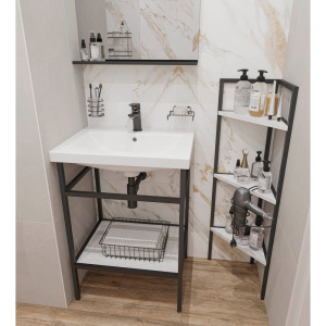 Держатель для фена DIWO Смоленск П16071, черный муар