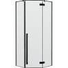 Душевой уголок Ceruttispa C2A 100x100, профиль черный