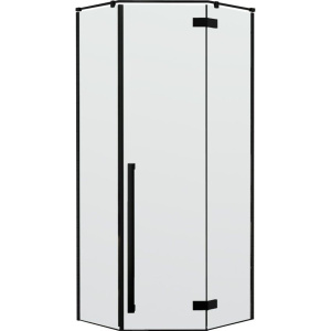 Душевой уголок Ceruttispa C2A 100x100, профиль черный