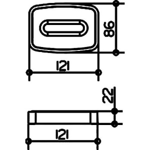 Мыльница Keuco Elegance new 11655 019001 хром