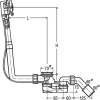 Слив-перелив для ванны Viega Multiplex Trio 727970