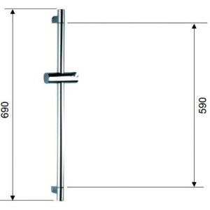Душевая штанга Remer 315R