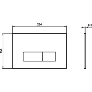 Кнопка смыва Ideal Standard Oleas R0121AC белая