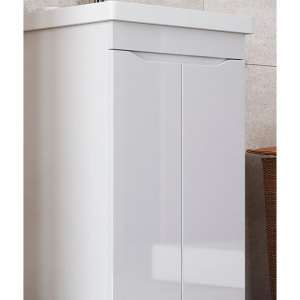 Тумба с раковиной Vigo Grani 75 напольная, 2 дверцы, белая