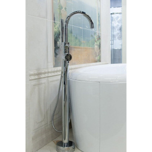 Напольный смеситель для ванны с душем Paini Cox 78CR136LM
