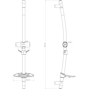 Душевая штанга Lemark LM8064C