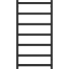 Полотенцесушитель электрический EWRIKA Пенелопа КВ7, 100х50, черный матовый