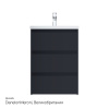 Тумба с раковиной AM.PM Gem S 60 графит матовый, напольная, с 3 ящиками