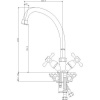 Смеситель для кухни Rossinka Y Y02-71