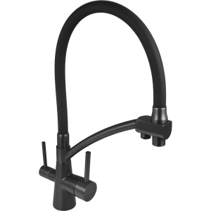 Смеситель для кухни Wisent W4855U-12 графит, черный