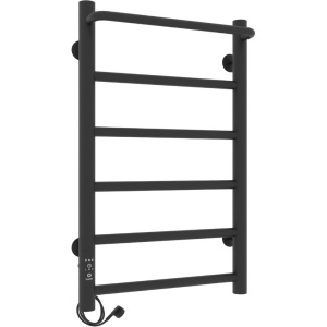 Полотенцесушитель электрический Laris Прайм ЧКЧ П6 400/600 черный, L
