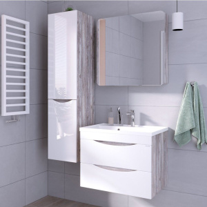 Купить Зеркало-шкаф Grossman Талис 80 бетон пайн в Москве с доставкой Зеркало-шкаф Grossman Талис 80 бетон пайн